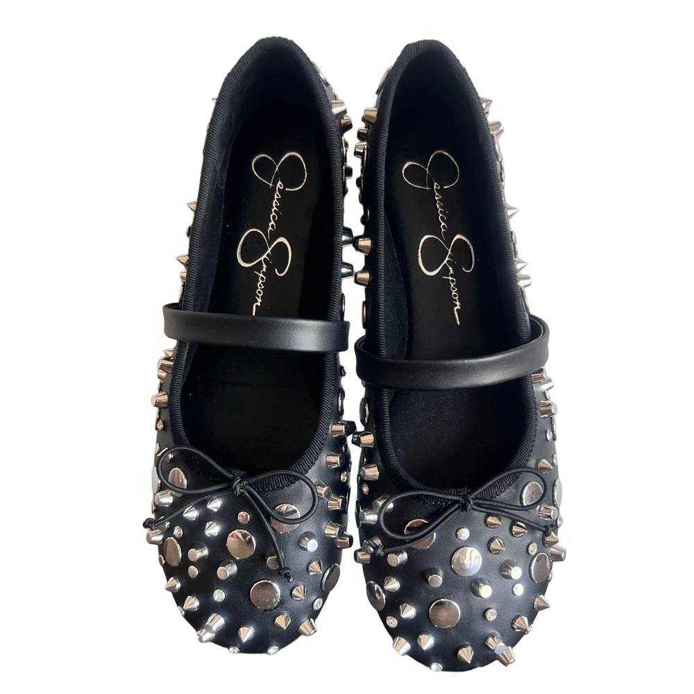 Jessica Simpson New Women's Studded Azalina Mary Jane Slip On Shoe Size 7 #754a